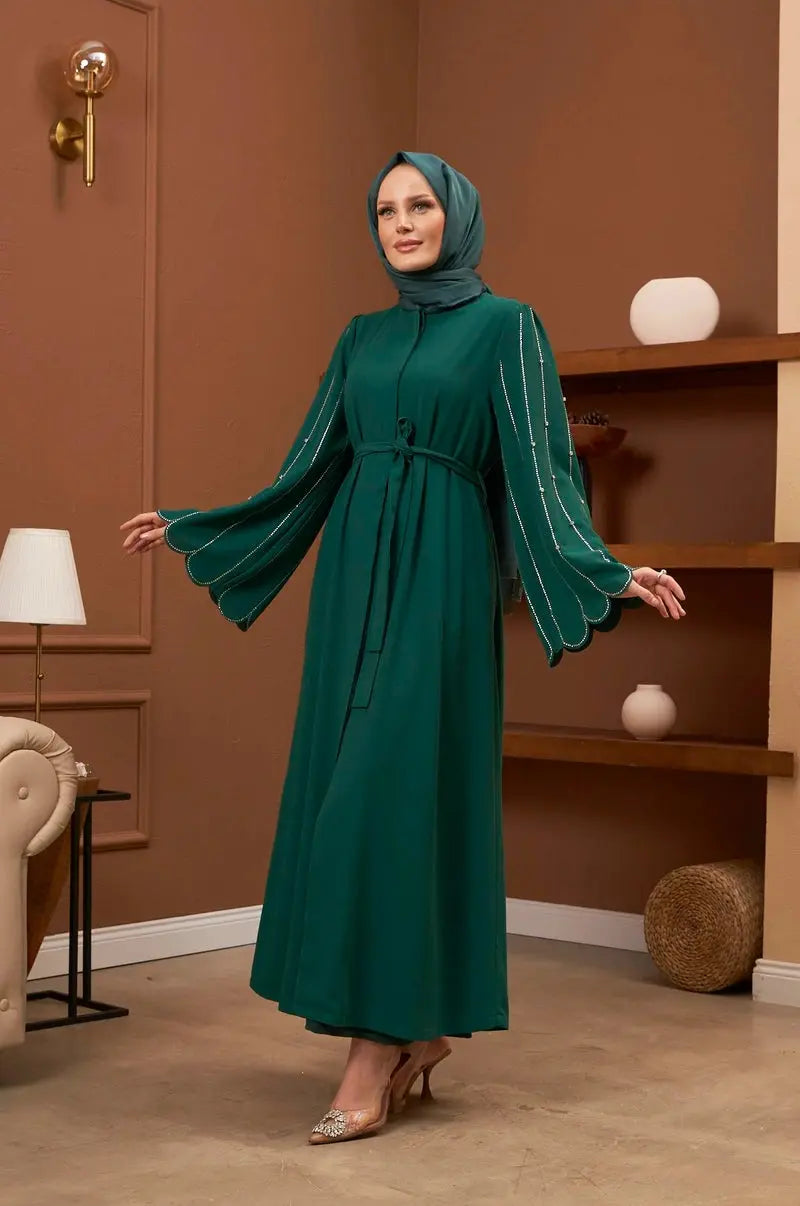 Online Green Abaya
